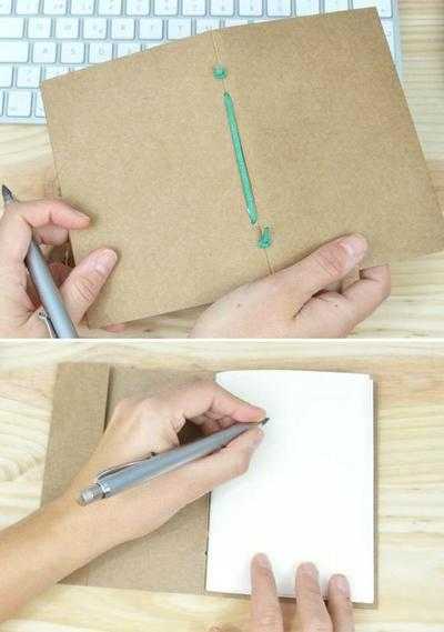 Как сделать блокнот своими руками за 5 минут
