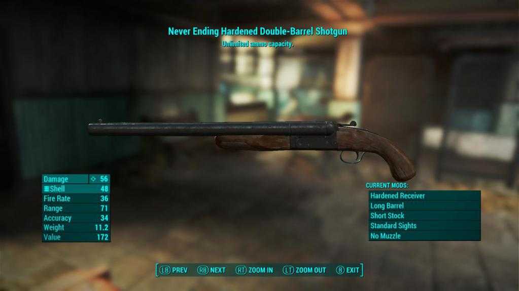 Как в Fallout 4 придать оружию легендарные свойства?