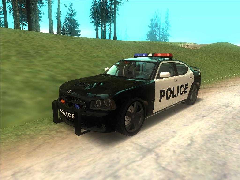 Мод на полицейский автомобиль в GTA SA.